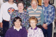 Andersons-and-spouses-Christmas-1990s